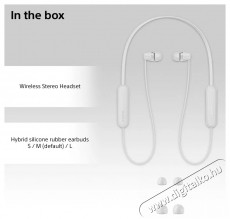 SONY WI-C100, fehér Audio-Video / Hifi / Multimédia - Fül és Fejhallgatók - Fülhallgató - 510253