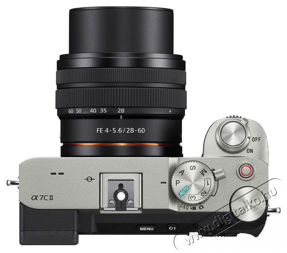 SONY Alpha A7C II, ez&uuml;st F&eacute;nyk&eacute;pezőg&eacute;p / kamera - MILC cser&eacute;lhető objekt&iacute;ves kompakt f&eacute;nyk&eacute;pezőg&eacute;p - 520007