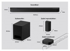 SONY Bravia Theatre System 6 HTS60.CEL, Házimozirendszer 1000 W Audio-Video / Hifi / Multimédia - Hangprojektor / soundbar - Mélyládával - 520731