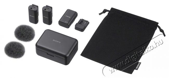 SONY ECM-W3 Fotó-Videó kiegészítők - Mikrofon - Csíptetős, fej és kitűző mikrofon - 526132