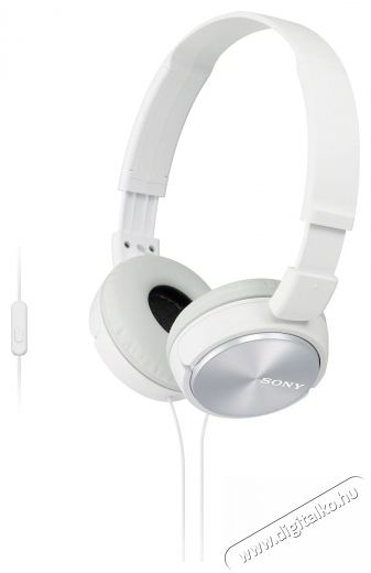 SONY MDR-ZX310APW mikrofonos fejhallgató - fehér Audio-Video / Hifi / Multimédia - Fül és Fejhallgatók - Fejhallgató mikrofonnal / headset - 297302