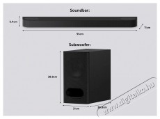 SONY Bravia Theatre Bar 6 Audio-Video / Hifi / Multimédia - Hangprojektor / soundbar - Mélyládával - 520733