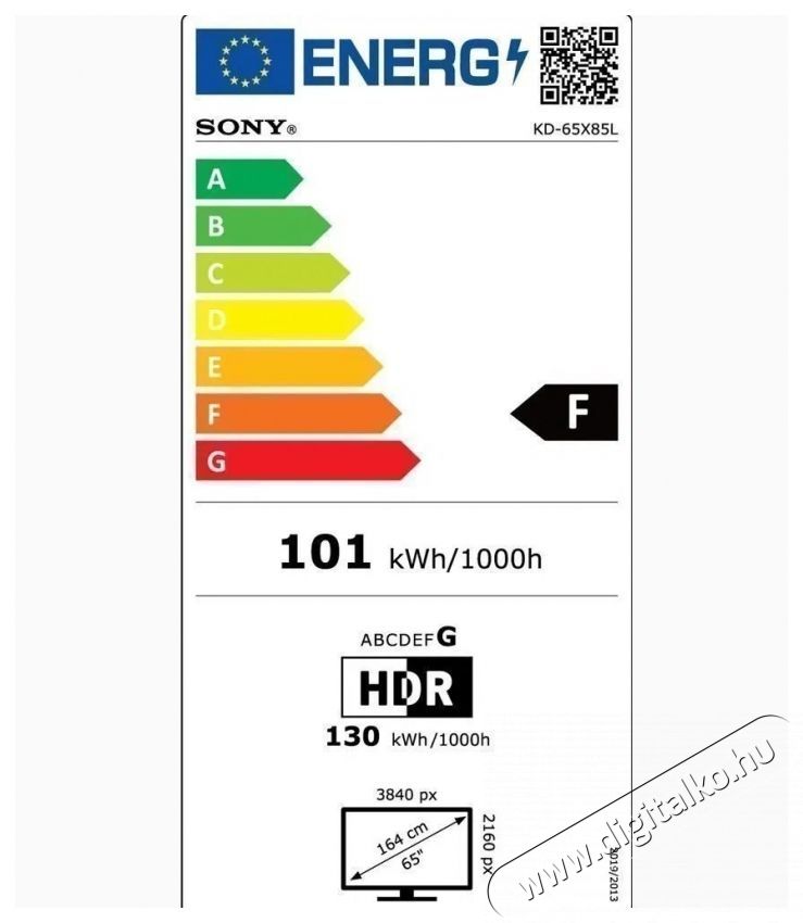 SONY KD65X85LAEP UHD SMART LED TV Telev&iacute;zi&oacute;k - LED telev&iacute;zi&oacute; - UHD 4K felbont&aacute;s&uacute; - 496949