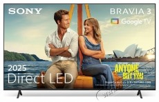 SONY BRAVIA 3 50S39 LED telev&iacute;zi&oacute;, 126 cm, Smart Google TV, 4K Ultra HD, E energiaoszt&aacute;ly (2025-&ouml;s modell) Telev&iacute;zi&oacute;k - LED telev&iacute;zi&oacute; - UHD 4K felbont&aacute;s&uacute; - 535738