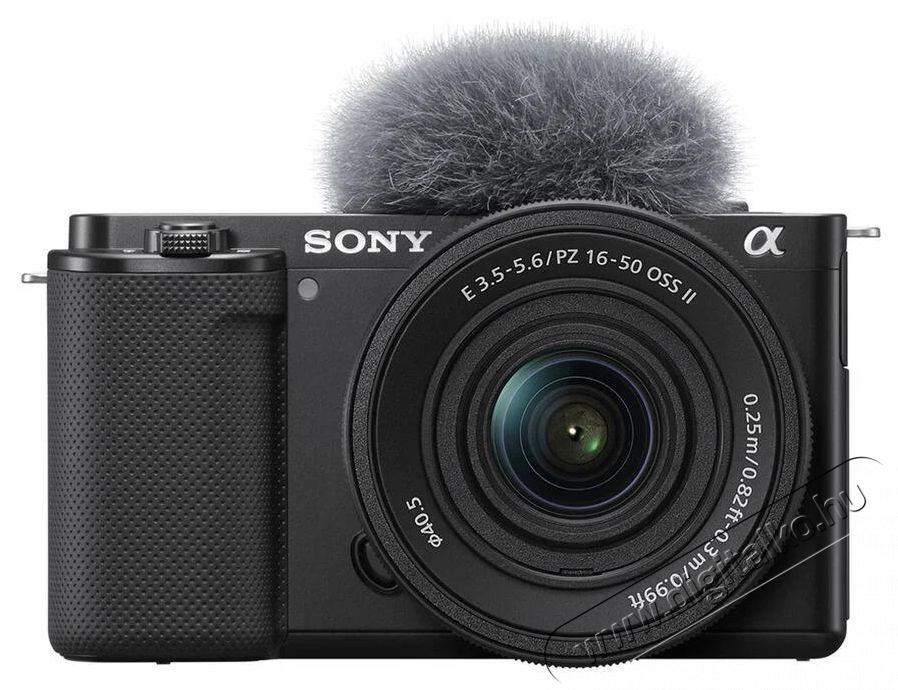 SONY Alpha ZV-E10 vlogging kamera + 16-50 mm f/3.5-5.6 OSS II F&eacute;nyk&eacute;pezőg&eacute;p / kamera - Kompakt f&eacute;nyk&eacute;pezőg&eacute;p - Norm&aacute;l tud&aacute;s&uacute; kompakt - 538004
