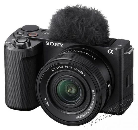 SONY Alpha ZV-E10 II + E PZ 16&ndash;50 mm f/3,5&ndash;5,6 OSS F&eacute;nyk&eacute;pezőg&eacute;p / kamera - MILC cser&eacute;lhető objekt&iacute;ves kompakt f&eacute;nyk&eacute;pezőg&eacute;p - 538006