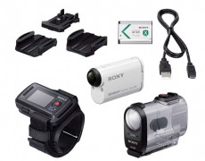 SONY HDR-AS200VR videokamera + vezeték nélküli távvezérlő Fényképezőgép / kamera - Sport kamera - 1080p Full HD felbontású - 285262