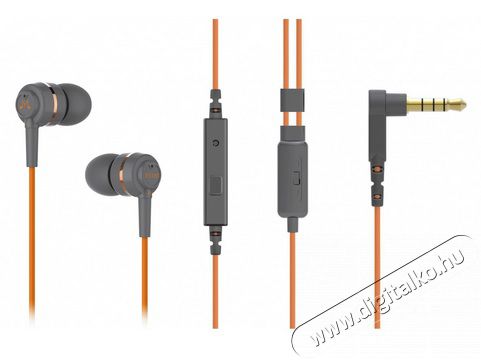 SoundMAGIC ES18S In-Ear fülhallgató headset - szürke-narancs Audio-Video / Hifi / Multimédia - Fül és Fejhallgatók - Fülhallgató mikrofonnal / headset - 324895