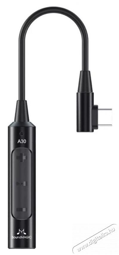 SoundMAGIC A30 hordozható USB Type-C DAC fejhallgató erősítő Audio-Video / Hifi / Multimédia - Fül és Fejhallgatók - Fejhallgató kiegészítő - 379884