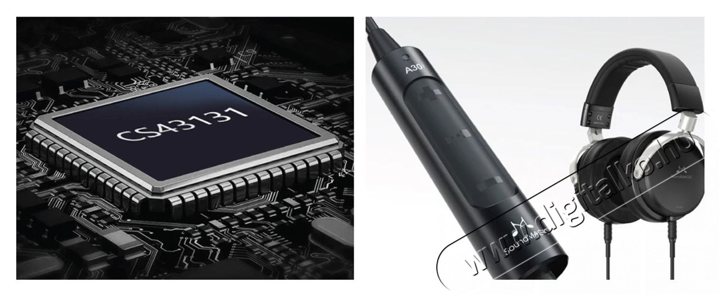 SoundMAGIC A30i hordozható Lightning DAC fejhallgató erősítő Audio-Video / Hifi / Multimédia - Fül és Fejhallgatók - Fejhallgató kiegészítő - 379885