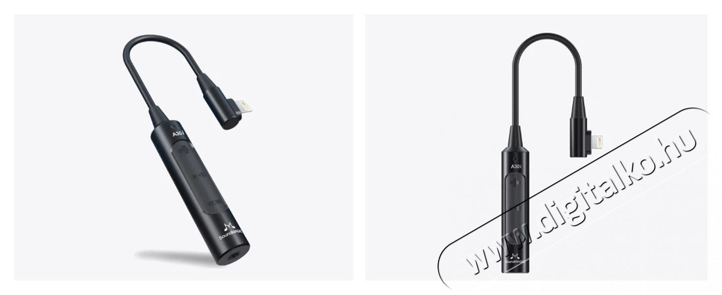 SoundMAGIC A30i hordozható Lightning DAC fejhallgató erősítő Audio-Video / Hifi / Multimédia - Fül és Fejhallgatók - Fejhallgató kiegészítő - 379885