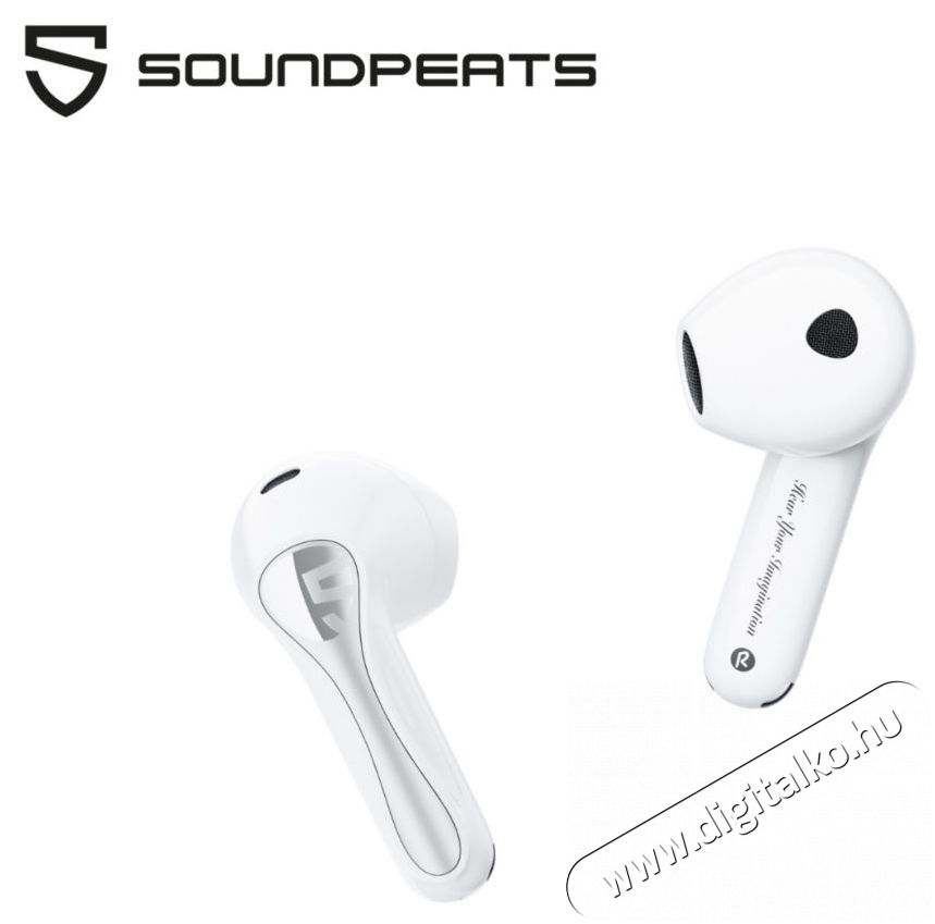 Soundpeats Air5 White Audio-Video / Hifi / Multim&eacute;dia - F&uuml;l &eacute;s Fejhallgat&oacute;k - F&uuml;lhallgat&oacute; mikrofonnal / headset - 519189