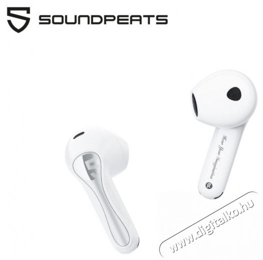 Soundpeats Air5 White Audio-Video / Hifi / Multim&eacute;dia - F&uuml;l &eacute;s Fejhallgat&oacute;k - F&uuml;lhallgat&oacute; mikrofonnal / headset - 519189