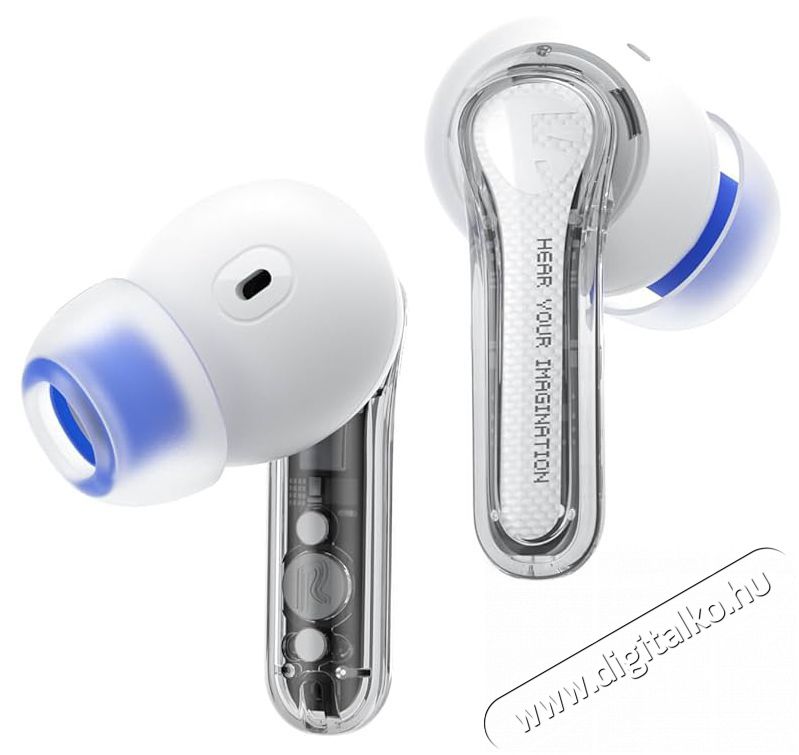 Soundpeats Clear pods White Audio-Video / Hifi / Multim&eacute;dia - F&uuml;l &eacute;s Fejhallgat&oacute;k - F&uuml;lhallgat&oacute; mikrofonnal / headset - 519191