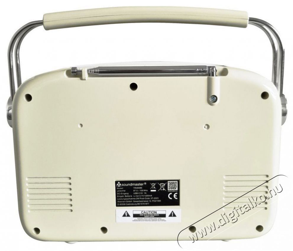 Soundmaster TR480BE Audio-Video / Hifi / Multim&eacute;dia - Hordozhat&oacute; CD / DVD / Multim&eacute;dia k&eacute;sz&uuml;l&eacute;k - Hordozhat&oacute; CD / Multim&eacute;dia r&aacute;di&oacute;magn&oacute; / Boombox - 526147