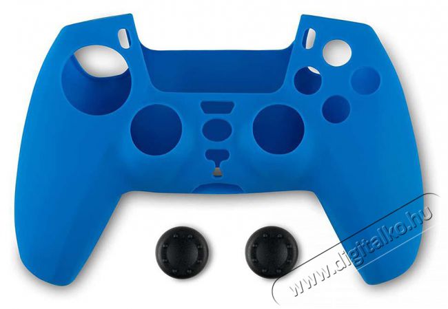 SPARTAN GEAR PS5 kontroller szilikon skin kék + thumb grips Iroda és számítástechnika - Egyéb számítástechnikai termék - 497999