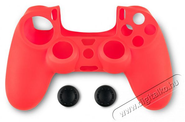 SPARTAN GEAR PS4 kontroller szilikon skin piros + thumb grips Iroda és számítástechnika - Egyéb számítástechnikai termék - 498043