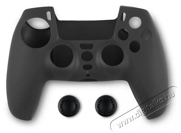 SPARTAN GEAR PS5 kontroller szilikon skin fekete + thumb grips Iroda és számítástechnika - Egyéb számítástechnikai termék - 498044