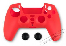 SPARTAN GEAR PS5 kontroller szilikon skin piros + thumb grips Iroda és számítástechnika - Egyéb számítástechnikai termék - 498000