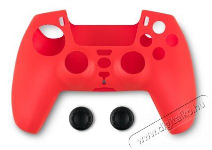 SPARTAN GEAR PS5 kontroller szilikon skin piros + thumb grips Iroda és számítástechnika - Egyéb számítástechnikai termék - 498000