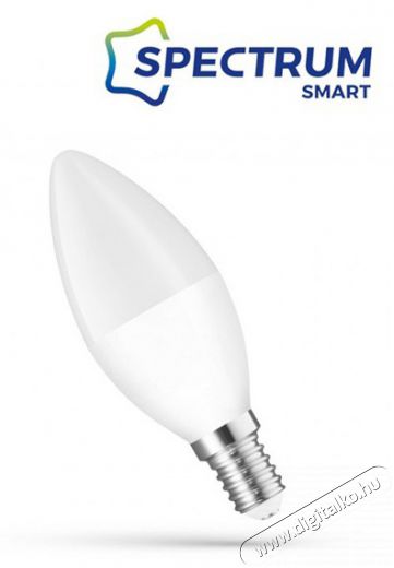 SPECTRUMLED 5W/410Lm/CCT+DIM/IP20/E14 WiFi LED gyertya led fényforrás Háztartás / Otthon / Kültér - Világítás / elektromosság - E14 foglalatú izzó - 458978