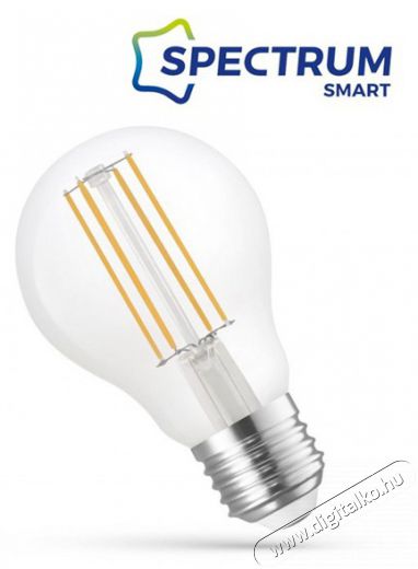 SPECTRUMLED Smart COG üveg/5W/560Lm/CCT+DIM/IP20/E27 WiFi LED körte led fényforrás Háztartás / Otthon / Kültér - Világítás / elektromosság - E27 foglalatú izzó - 458980