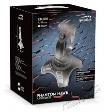 SPEEDLINK SL-6638-BK PHANTOM HAWK Flightstick joystick, fekete Mobil / Kommunikáció / Smart - Tablet / E-book kiegészítő, tok - Játék vezérlő - 486413