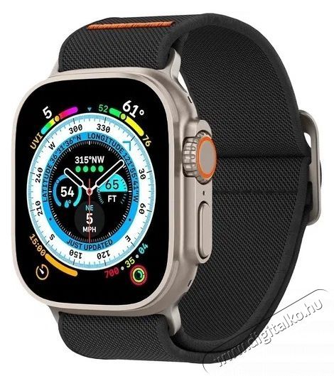 SPIGEN Lite Fit Ultra fekete Apple Watch 49mm/45mm/44mm/42mm/44mm/42mm Mobil / Kommunik&aacute;ci&oacute; / Smart - Okos eszk&ouml;z - Okos&oacute;ra - 531362