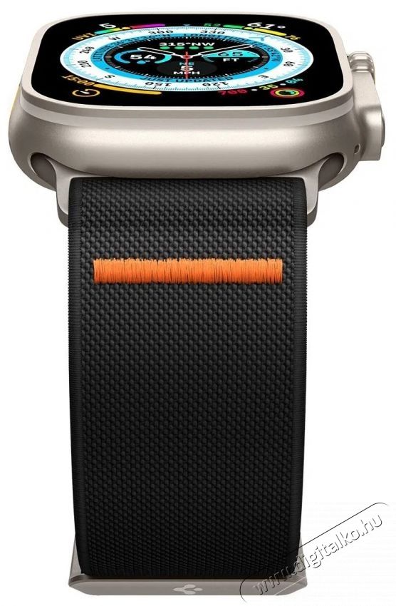 SPIGEN Lite Fit Ultra fekete Apple Watch 49mm/45mm/44mm/42mm/44mm/42mm Mobil / Kommunik&aacute;ci&oacute; / Smart - Okos eszk&ouml;z - Okos&oacute;ra - 531362