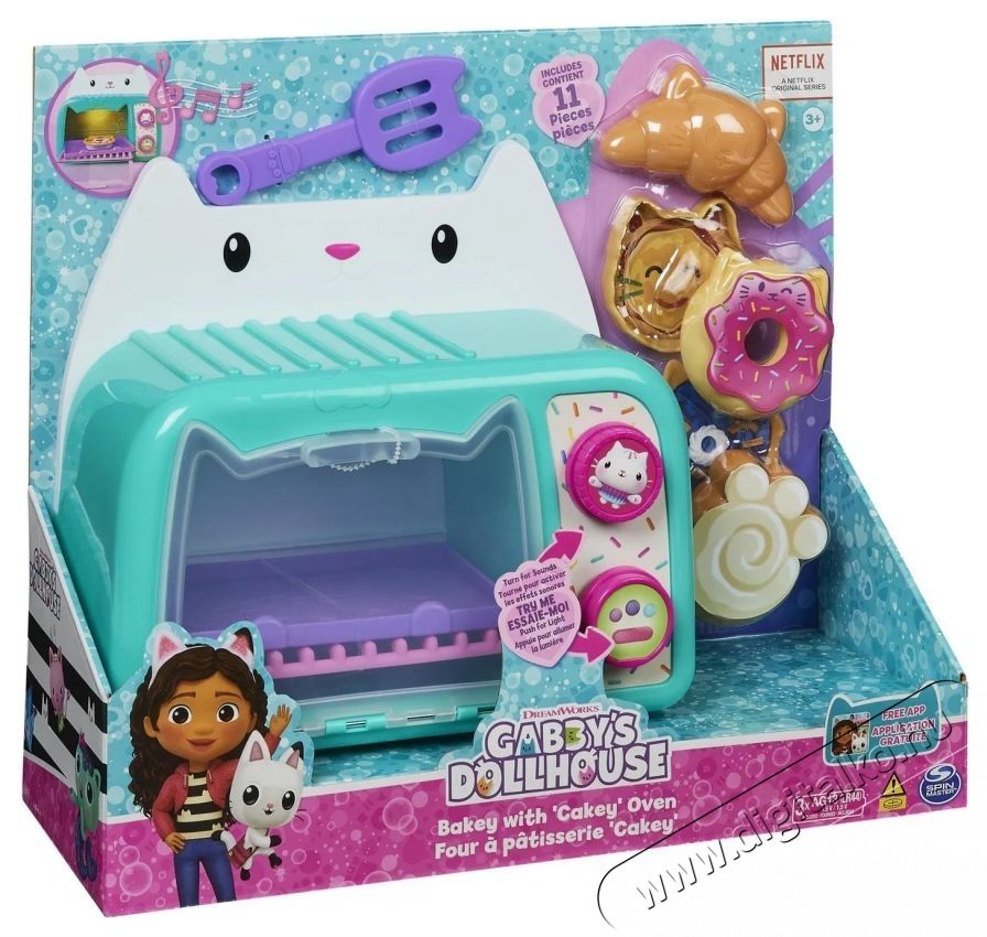 SPIN MASTER Gabi babah&aacute;za S&uuml;tő H&aacute;ztart&aacute;s / Otthon / K&uuml;lt&eacute;r - J&aacute;t&eacute;k / Sport - J&aacute;t&eacute;kfigura - 532237