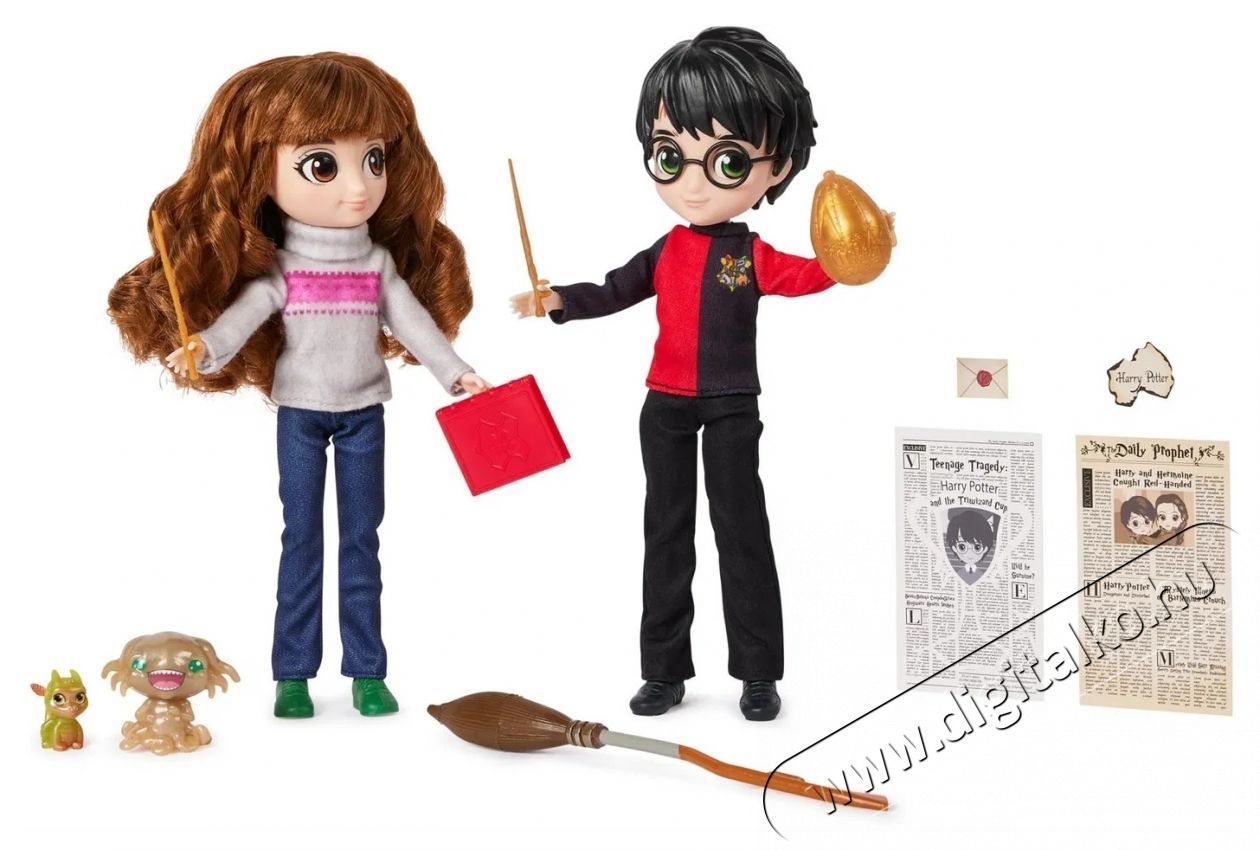 SPIN MASTER Harry Potter Dupla csomag Harry   Hermione  20 cm H&aacute;ztart&aacute;s / Otthon / K&uuml;lt&eacute;r - J&aacute;t&eacute;k / Sport - J&aacute;t&eacute;kfigura - 532249