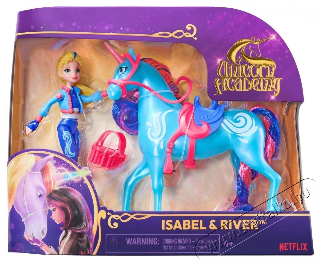 SPIN MASTER Unicorn Academy Isabel &eacute;s River H&aacute;ztart&aacute;s / Otthon / K&uuml;lt&eacute;r - J&aacute;t&eacute;k / Sport - J&aacute;t&eacute;kfigura - 532223