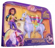 SPIN MASTER Unicorn Academy Wildstar vil&aacute;g&iacute;t&oacute; unikornis (28 cm) + Sophia baba (24 cm) H&aacute;ztart&aacute;s / Otthon / K&uuml;lt&eacute;r - J&aacute;t&eacute;k / Sport - J&aacute;t&eacute;kfigura - 532230