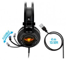 SPIRIT OF GAMER ELITE-H70 PC/PS4 7.1 USB fekete gamer headset Audio-Video / Hifi / Multimédia - Fül és Fejhallgatók - Fejhallgató mikrofonnal / headset - 455229