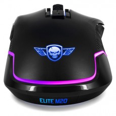 SPIRIT OF GAMER ELITE-M20 4000DPI fekete vezetékes gamer egér Iroda és számítástechnika - Egér - Vezetékes egér - 455299