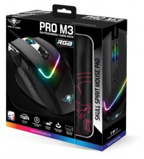 SPIRIT OF GAMER PRO-M3 RGB 7200DPI fekete gamer eg&eacute;r + eg&eacute;rpad Iroda &eacute;s sz&aacute;m&iacute;t&aacute;stechnika - Eg&eacute;r - Vezet&eacute;kes eg&eacute;r - 455300