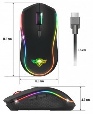 SPIRIT OF GAMER PRO-M9 4200DPI fekete vezet&eacute;k n&eacute;lk&uuml;li gamer eg&eacute;r Iroda &eacute;s sz&aacute;m&iacute;t&aacute;stechnika - Eg&eacute;r - Vezet&eacute;k n&eacute;lk&uuml;li eg&eacute;r - 455598