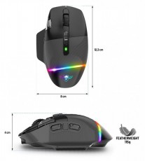 SPIRIT OF GAMER XPERT-M800 10 000DPI vezeték nélküli fekete gamer egér Iroda és számítástechnika - Egér - Vezeték nélküli egér - 455601