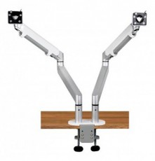 SPIRE CG-UGOZ-2S -27 VESA 100x100 Dual asztali monitor tartó konzol Tv kiegészítők - Fali tartó / konzol - Asztali tartó - 460669