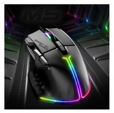 SPIRIT OF GAMER PRO-M5 RGB fekete vezet&eacute;kes gamer eg&eacute;r Iroda &eacute;s sz&aacute;m&iacute;t&aacute;stechnika - Eg&eacute;r - Vezet&eacute;kes eg&eacute;r - 464252