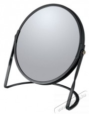 Spirella cosmetic magnifying mirror Sydney, black steel, with stand - Sz&eacute;ps&eacute;g&aacute;pol&aacute;s / Eg&eacute;szs&eacute;g - T&uuml;k&ouml;r - 530124