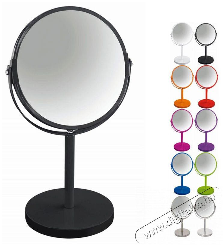 Spirella cosmetic magnifying mirror Sydney, black steel, with stand sminkt&uuml;k&ouml;r Sz&eacute;ps&eacute;g&aacute;pol&aacute;s / Eg&eacute;szs&eacute;g - T&uuml;k&ouml;r - 530125