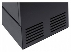 Stalflex CR19-2U-130-B 19" 2U 130mm mély fekete fém ajtós fali rack szekrény Újdonságok - Új termékek - 390651