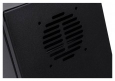 Stalflex CR19-2U-130-B 19" 2U 130mm mély fekete fém ajtós fali rack szekrény Újdonságok - Új termékek - 390651