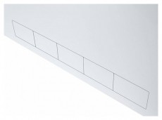 Stalflex CR19-3U-180-W 19" 3U 180mm mély fehér fém ajtós fali rack szekrény Háztartás / Otthon / Kültér - Egyéb háztartási termék - 390650