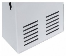 Stalflex CR19-3U-180-W 19" 3U 180mm mély fehér fém ajtós fali rack szekrény Háztartás / Otthon / Kültér - Egyéb háztartási termék - 390650