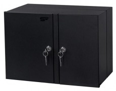 Stalflex PN2K-24D-3S-B fekete 2 kamrás falra szerelhető üres optikai elosztódoboz Iroda és számítástechnika - Hálózat - Hálózati kiegészítő - 390673