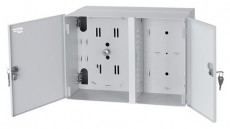 Stalflex PN2K-24D-3S-G szürke 2 kamrás falra szerelhető üres optikai elosztódoboz Iroda és számítástechnika - Hálózat - Hálózati kiegészítő - 390672