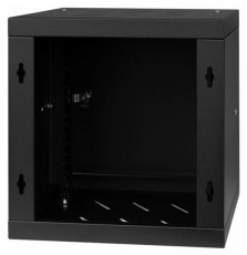 Stalflex RC10-6U-300MB 10 6U 300 mm mély lapra szerelt fekete fém ajtós fali rack szekrény Iroda és számítástechnika - Egyéb számítástechnikai termék - 390648