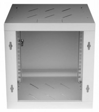 Stalflex RC10-6U-300MG 10" 6U 300 mm mély lapra szerelt szürke fém ajtós fali rack szekrény Háztartás / Otthon / Kültér - Egyéb háztartási termék - 390653